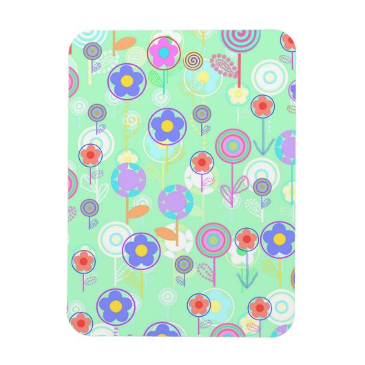 Overlayer Flowers Magneet (Verticaal)