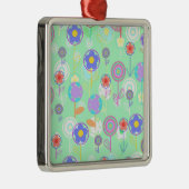 Overlayer Flowers Metalen Ornament (Rechts)