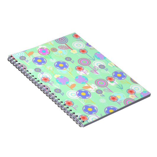 Overlayer Flowers Notitieboek (Rechterzijde)