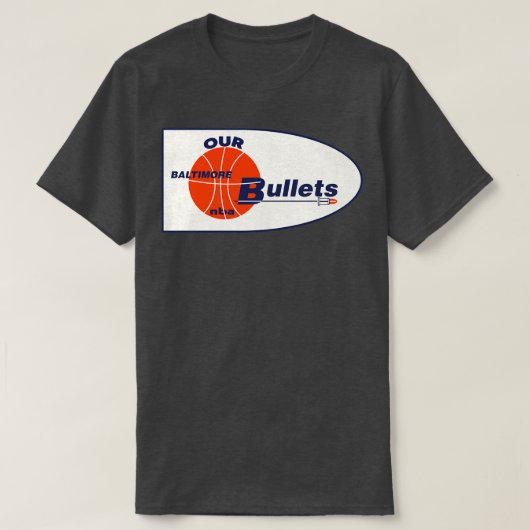 Overleden Baltimore Bullets Basketbalteam 1 T-shirt (Design voorkant)