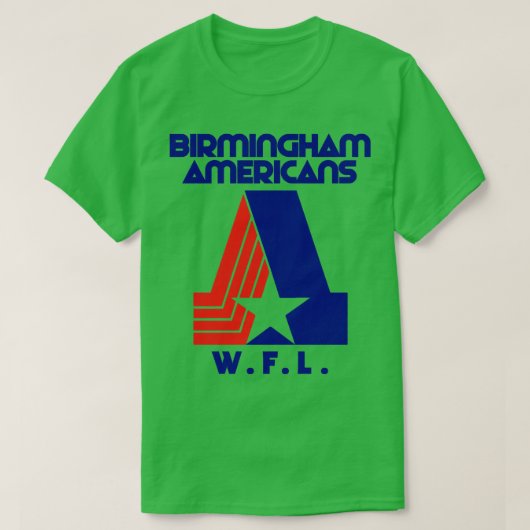 Overleden Birmingham Amerikanen Team TShirt (Design voorkant)