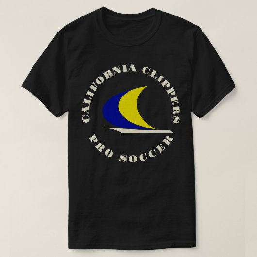 Overleden California Clippers NPSL 1967 T-shirt (Design voorkant)