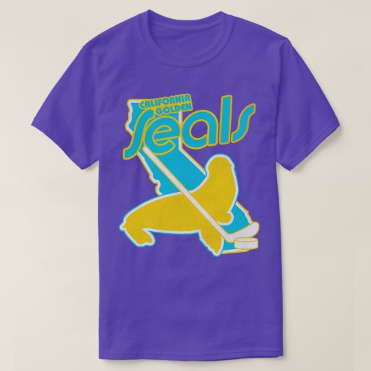 Overleden California Golden Seals Hockey Team 1 T-shirt (Design voorkant)