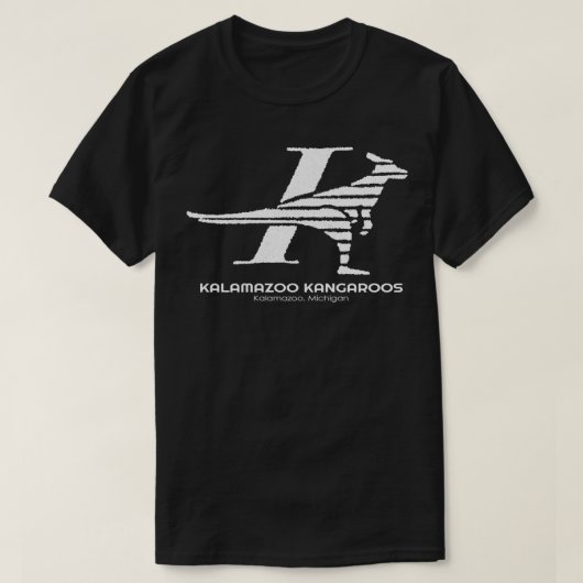 Overleden Kalamazoo Kangoeroes 1985 T-shirt (Design voorkant)
