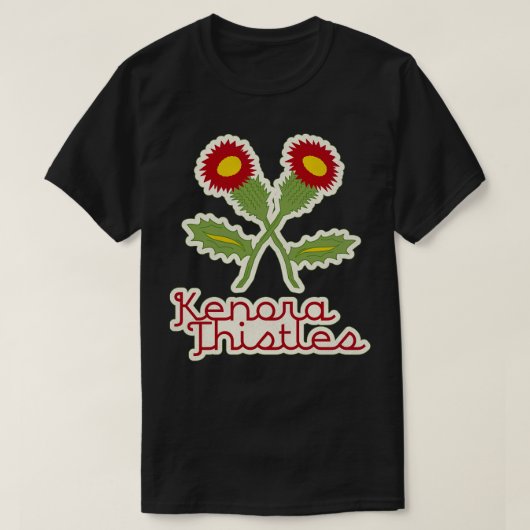 Overleden Kenora Thistles Hockey Team 1 T-shirt (Design voorkant)