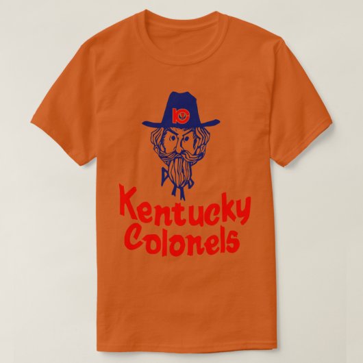 Overleden Kentucky Colonels ABA Basketbal T-shirt (Design voorkant)