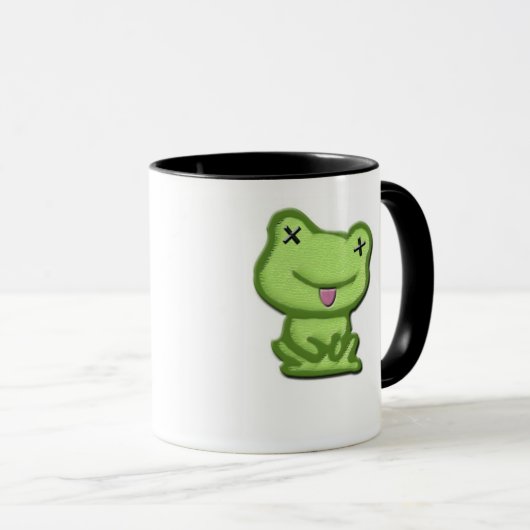 Overleden kikker mok (Voorkant rechts)