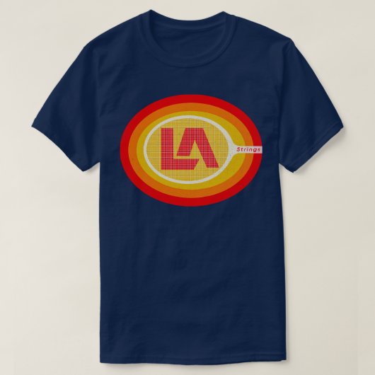 Overleden LA Strings Teams Tennis 1973 T-shirt (Design voorkant)