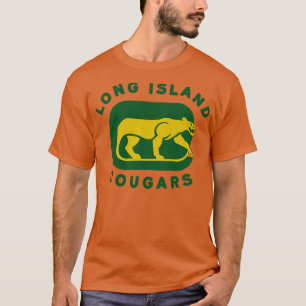 Overleden Long Island Cougars NAHL Hockey 1973 T-shirt