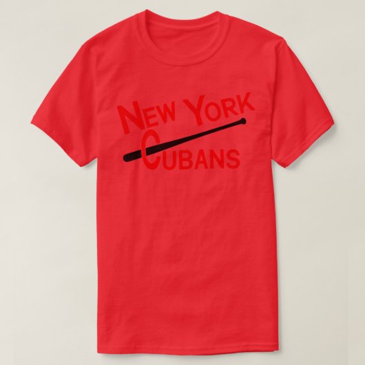 Overleden New York Cubans honkbalteam T-shirt (Design voorkant)