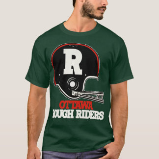 Overleden Ottawa Rough Riders Team Helm T-shirt