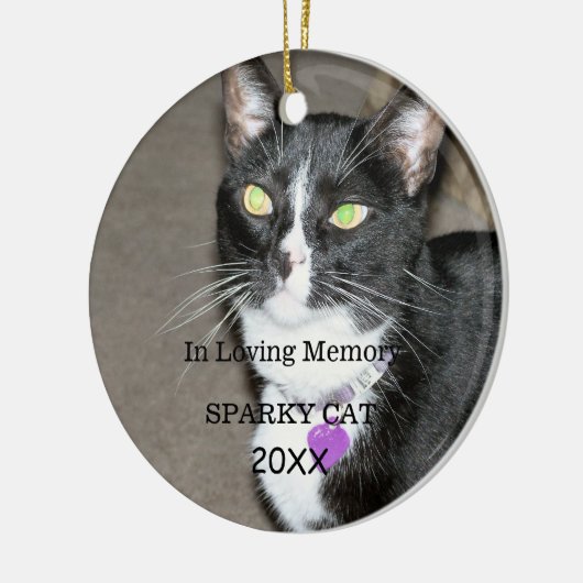 Overleden Pet Memorial Keramisch Ornament (Links)