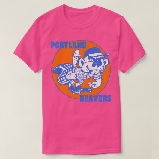 Overleden Portland Beavers honkbalteam T-shirt (Design voorkant)