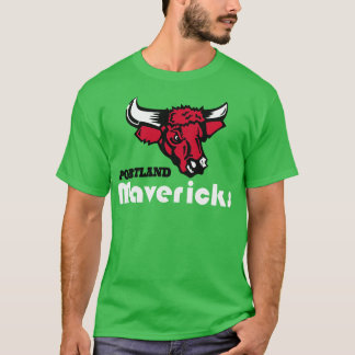 Overleden Portland Mavericks Onafhankelijk Honkbal T-shirt