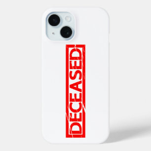 Overleden Stempel iPhone 15 Case