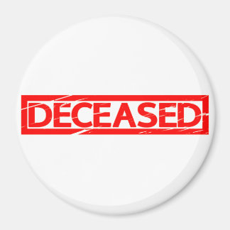 Overleden stempel magneet