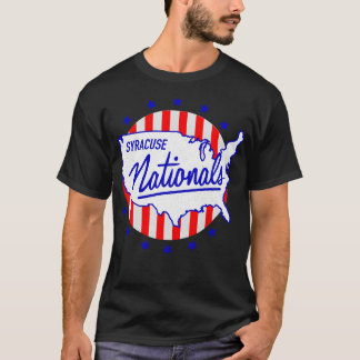 Overleden Syracuse Nationals NBL Basketbal 1948 T-shirt