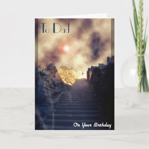 Overleden vader/vader verjaardag kaart