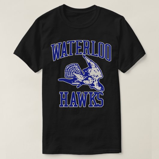 Overleden Waterloo Hawks Basketbalteam TShirt (Design voorkant)