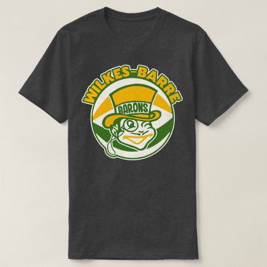 Overleden Wilkes Barre Barons basketbalteam T-shirt (Design voorkant)