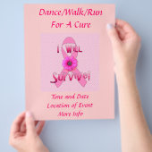 Overleef Borstkanker Flyer (Hand)