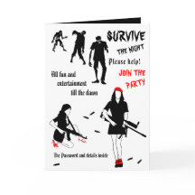 Overleef de nacht Halloween aanpasbaar