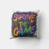 Overleef het spel kussen (Achterkant)