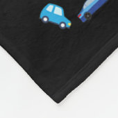 Overleefde 100 dagen van school drop off lijnen - fleece deken (Hoek)
