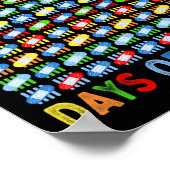 Overleefde 100 dagen van schoolleraar Kinder Band  Poster (Hoek)