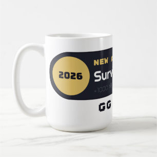 Overleefde 2026 Prestatie Grappige Gamer Nieuwe Mo Koffiemok