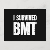 Overleefde basis militaire opleiding BMT trainee G Briefkaart (Voorkant)