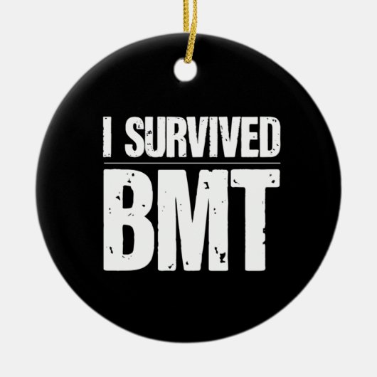 Overleefde basis militaire opleiding BMT trainee G Keramisch Ornament (Voorkant)