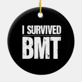 Overleefde basis militaire opleiding BMT trainee G Keramisch Ornament (Achterkant)