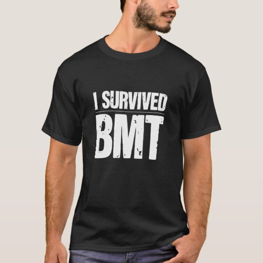 Overleefde basis militaire opleiding BMT trainee G T-shirt (Voorkant)