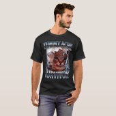 Overleefde buikpijn grap kat meme overleefde vanda t-shirt (Voorkant volledig)