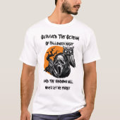 Overleefde de schreeuw van Halloween T-shirt (Voorkant)