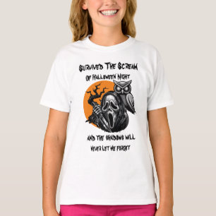 Overleefde de schreeuw van Halloween T-shirt
