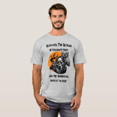 Overleefde de schreeuw van Halloween T-shirt (Voorkant volledig)
