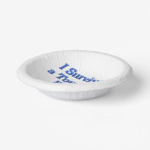 Overleefde een Tour Bus Ride witte papieren kommen (Gebogen)