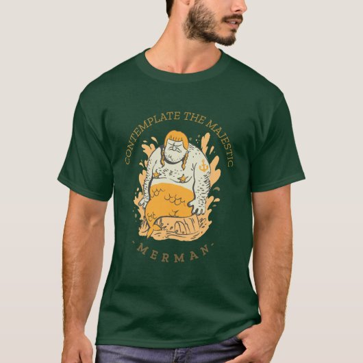 Overleg met de Majestic Merman T-shirt (Voorkant)