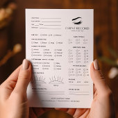 Overleg over vrijstelling van wimper-clientgegeven flyer