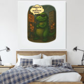 Overleven in 2025: Dino-stijl Canvas Afdruk (Insitu (Slaapkamer))