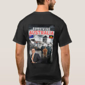 Overleven in Australië T-shirt (Achterkant)