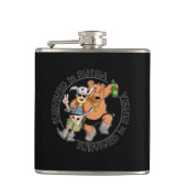 Overleven in Rusland Heupfles (Voorkant)