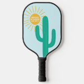 Overleven op zonneschijn en spit pickleball paddle (Voorkant)