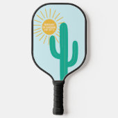 Overleven op zonneschijn en spit pickleball paddle (Achterkant)