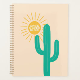 Overleven op zonneschijn en spit planner