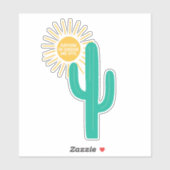 Overleven op zonneschijn en spit sticker (Vel)