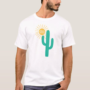 Overleven op zonneschijn en spit t-shirt
