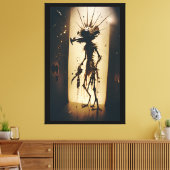 Overleven van dagelijkse verschrikkingen voor de R Canvas Afdruk (Insitu (Woonkamer))